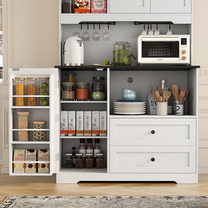 68"Tall Kitchen Pantry Storage Cabinet - Image 6