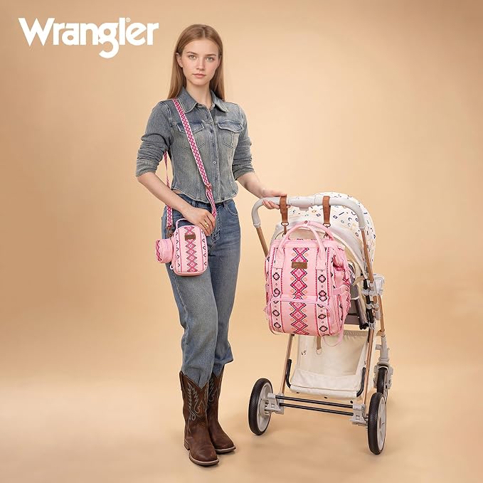 Montana West Wrangler Callie Diaper Bag Backpack - Image 5