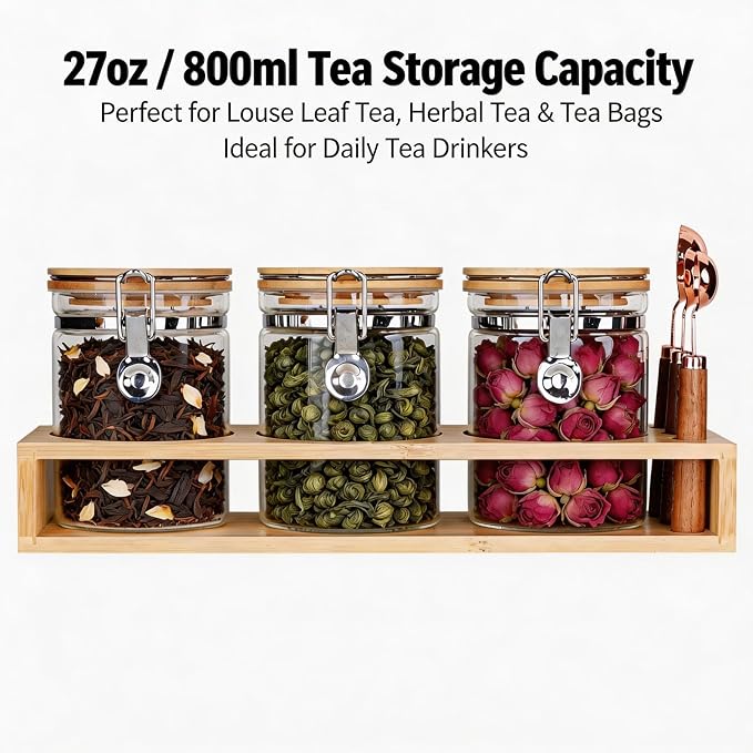 Airtight Glass Tea Containers - Image 4