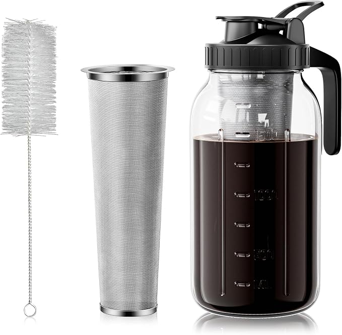 Cold Brew Coffee Maker 64oz, Iced Coffee Maker by VA1KENE