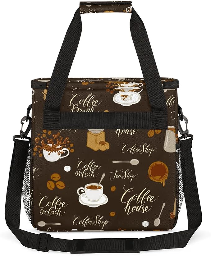 coffee sugar coffee beans Coffee Maker Carring Bag Travel Carrying Storage Tote - Image 5