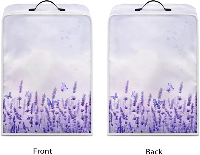 Lavender Coffee Maker Dust Cover Theme Appliance Covers - Image 2