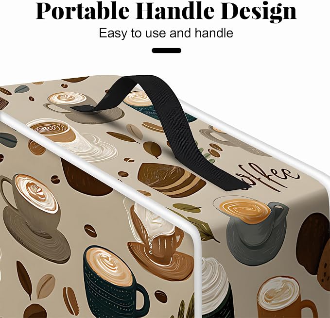 BVBOX Coffee Maker Cover, Durable Dustproof Lightweight Polyester Cotton Blend - Image 5