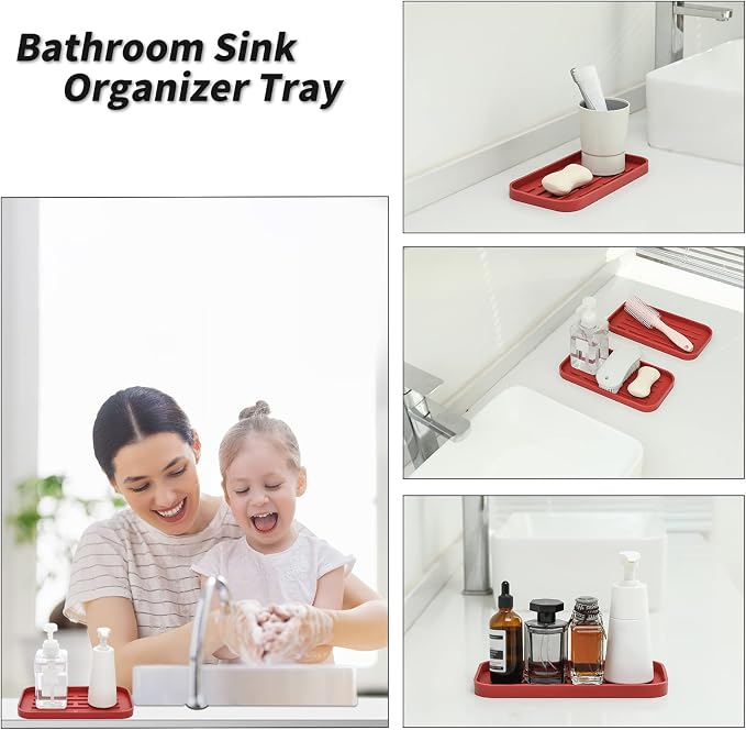 MicoYang Silicone Kitchen Sink Organizer Tray - Image 4