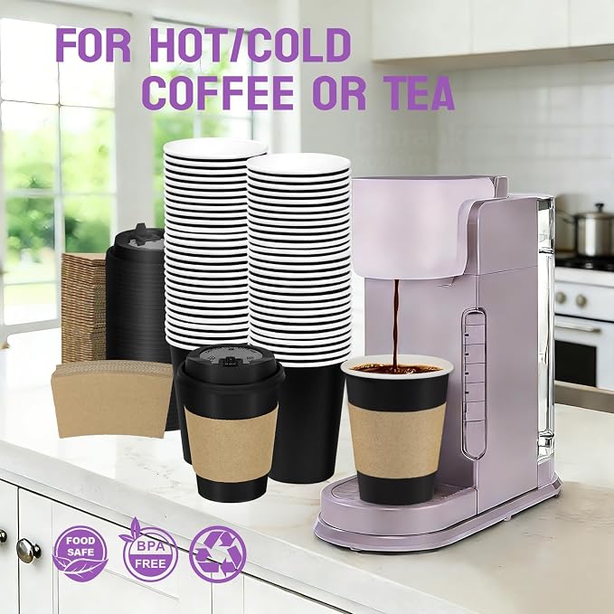 12 oz Disposable Coffee Cups - Image 2