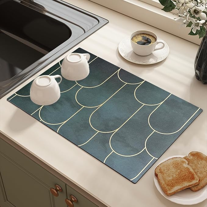 PIGCHCY Dish Drying Mat 2-Pack - Image 6