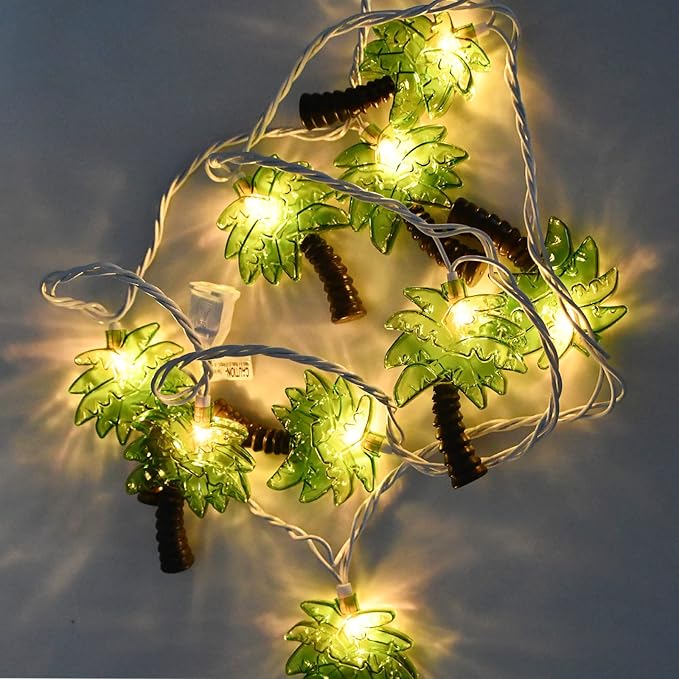 SUNSGNE 8.5Feet Palm Tree Patio Lights String - Image 5