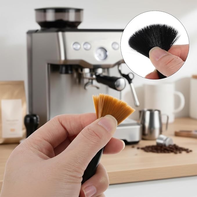 Coffee Grinder Brush, Coffee Grinder Cleaning Brush Set, Long Air Duster and - Image 6