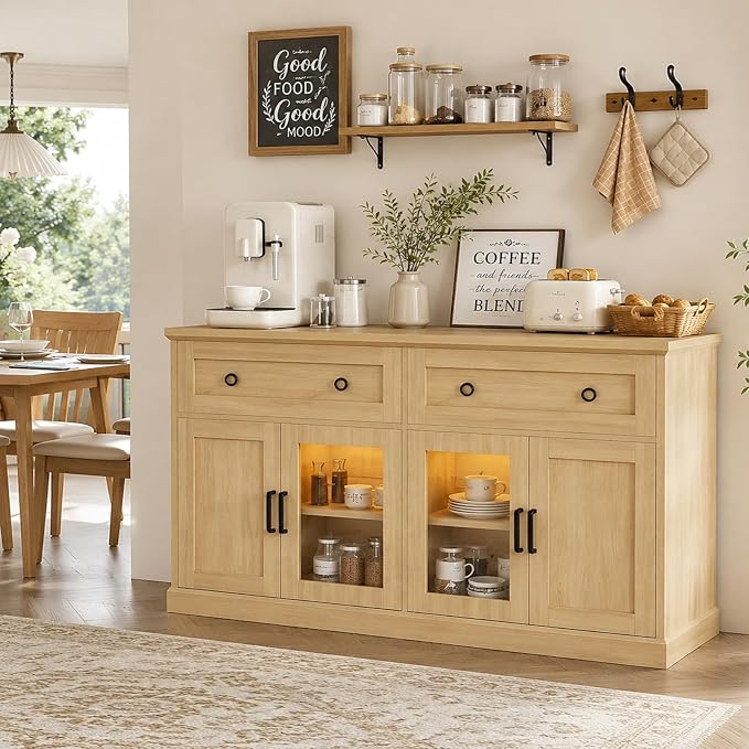 63'' Sideboard Buffet Cabinet by DesignedforYourHome