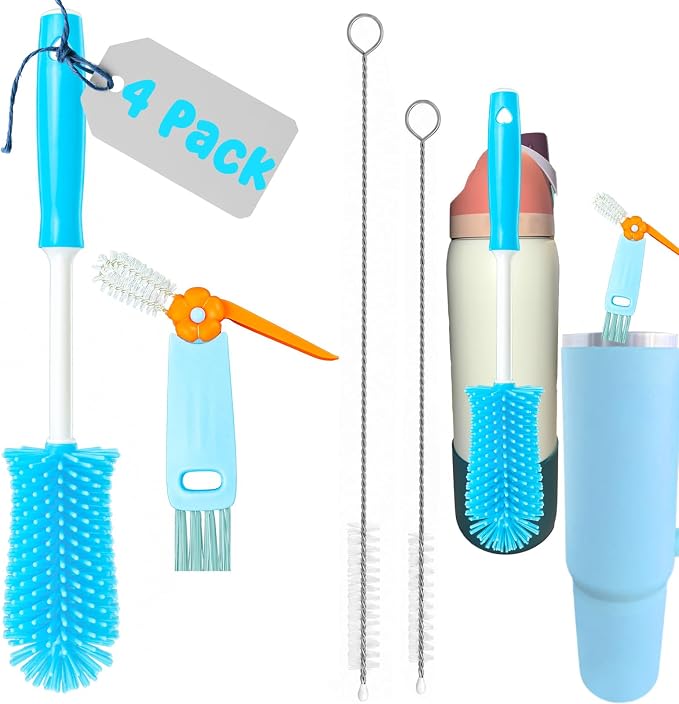 4 Pack Water Bottle Cleaning Kit Water Bottle Cleaner Brush by Gmleey