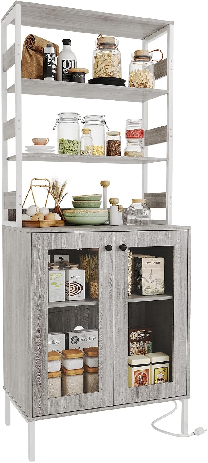 Towallmark 67 Inch Farmhouse Bakers Rack by Towallmark