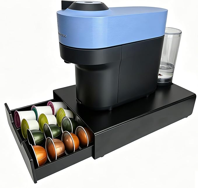 Coffee Pod Holder Drawer for Nespresso Vertuo Line Capsule | For k cup by WORBIC