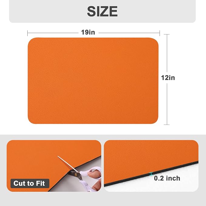 Ecotrim Absorbent Coffee Mat, Stain Hiding PU Leather Surface, Non-Slip Natural - Image 5