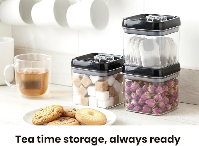 Felli Flip Tite Food Storage Container 5" LARGE Size Airtight Lid Lock Top - Image 6