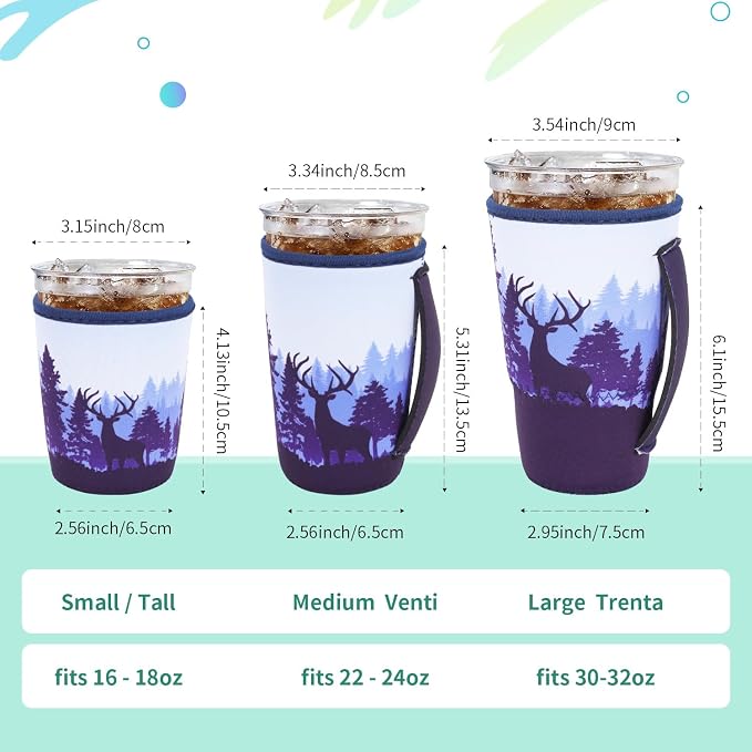 Iced Coffee Sleeve Insulator Sleeves - Image 2