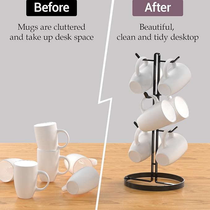 Mug Holder Tree, Coffee Mug Tree - Image 6