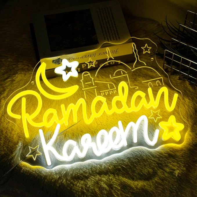 Ramadan Kareem Neon Sign Dimmable Ramadan Mubarak Neon Light Sign - Image 6