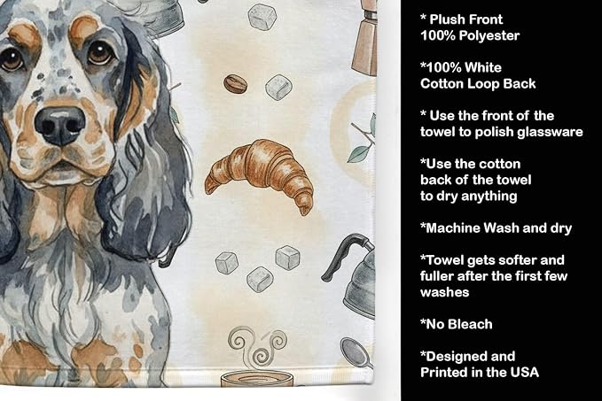 Caroline's Treasures Blue Roan & Tan English Cocker Spaniel Coffee Bar Kitchen - Image 4