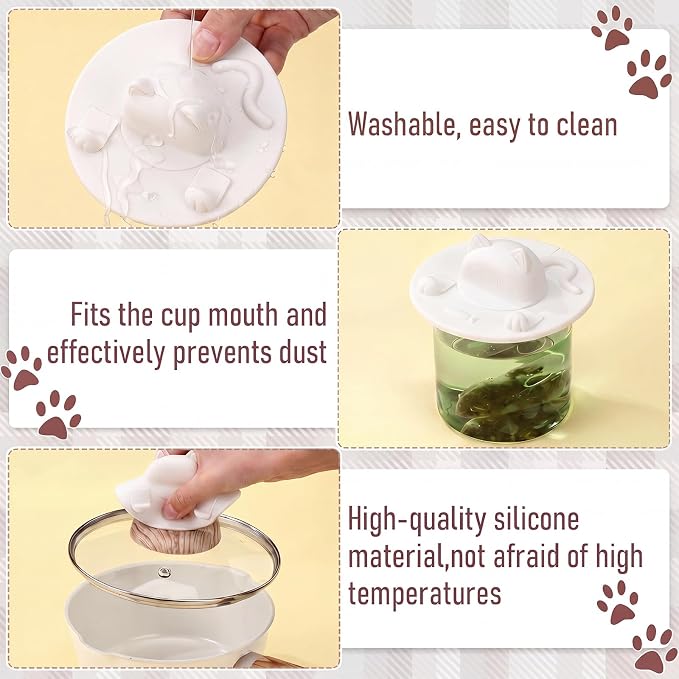 4 Pcs Tea Bag Squeezer 4 Inch Silicone Tea Bag Holder & Squeezer Dishwasher - Image 4