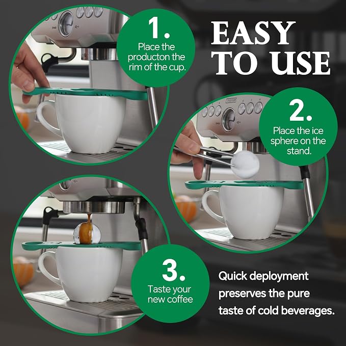 Espresso Cooling Ball Set for Morning Brew & Home Bar - Image 3