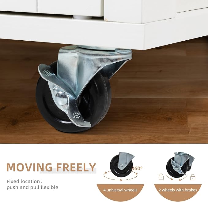 Shintenchi Kitchen Island Cart - Image 5