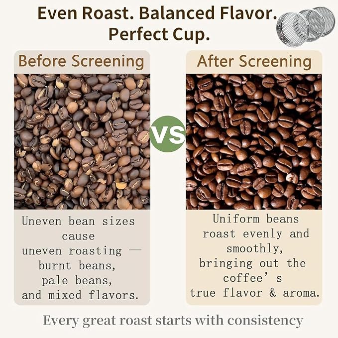 Coffee Green Bean Screen, Coffee Bean Grading Sieve - Image 6