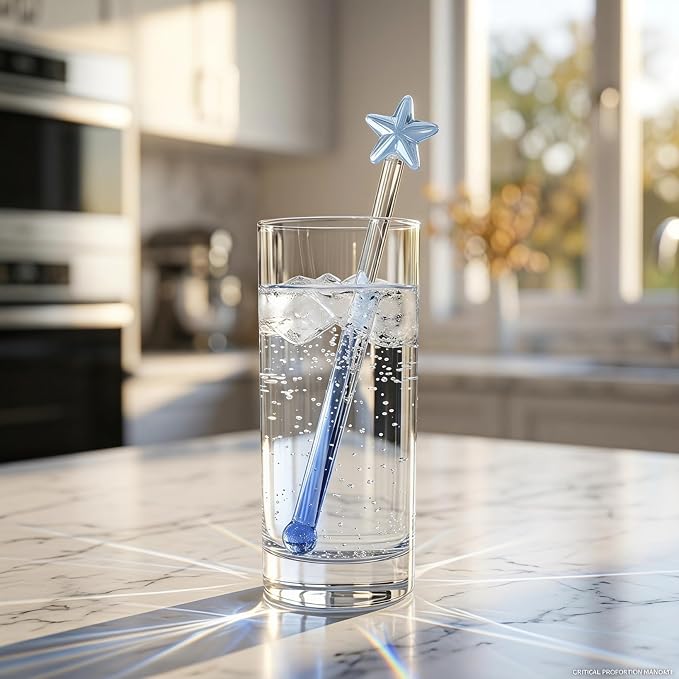 Solustre Glass Drink Stir Sticks 5 Pcs Reusable Swizzle Sticks | - Image 8