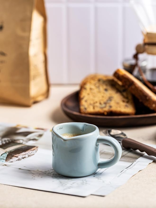 Espresso Cup 3 Oz, Ceramic Espresso Measuring Cup Expresso Shot Cup - Image 3