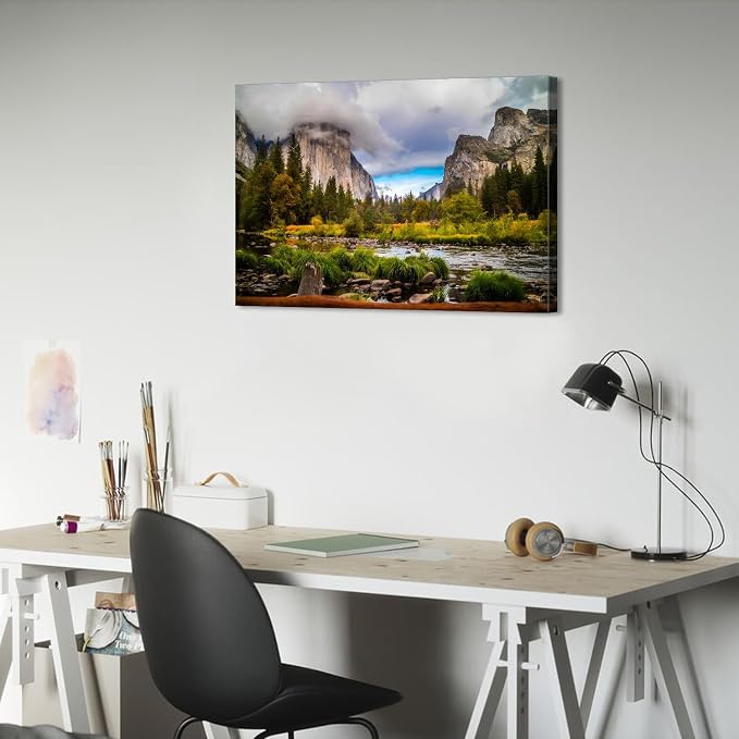 Yosemite Canvas Wall Art for Office Wall Decor National Park Mountain Landscape - Image 6