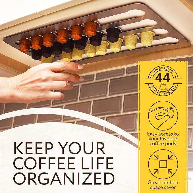 IMPRESA Coffee Capsule Holder Under Cabinets - Image 3