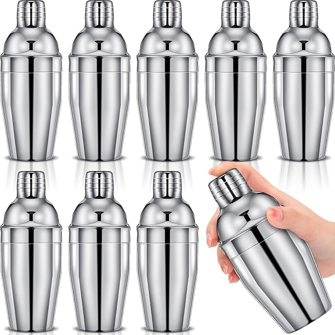 Nitial 9 Pcs Bar Cocktail Shaker Professional Stainless Steel Martini Drink by Nitial