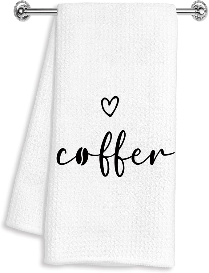 Minimalist Coffee Hand Dish Tea Towels by Unknown