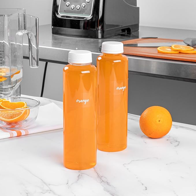 Restaurantware Label Tek 1.9 x 1 Inch Orange Juice Bottle Labels 100 - Image 8