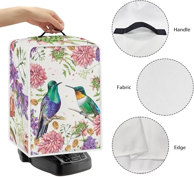 Bird Flower Coffee Machine Covers - Image 6