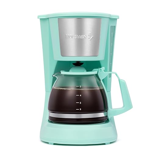 Holstein Housewares HH-0914701I 5-Cup Coffee Maker, 9.8x10x5.7 by HolsteinHousewares