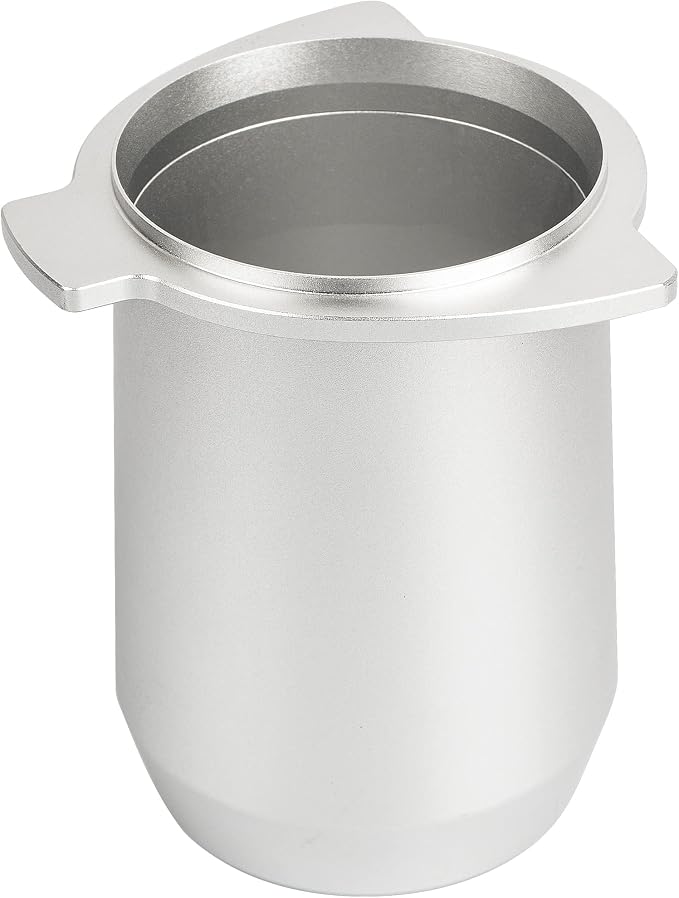 54mm Espresso Dosing Cup for Portafilter, Matte Silver Grounds Cup by USEAMIE