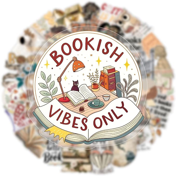 50PCS Bookish Stickers - Image 2