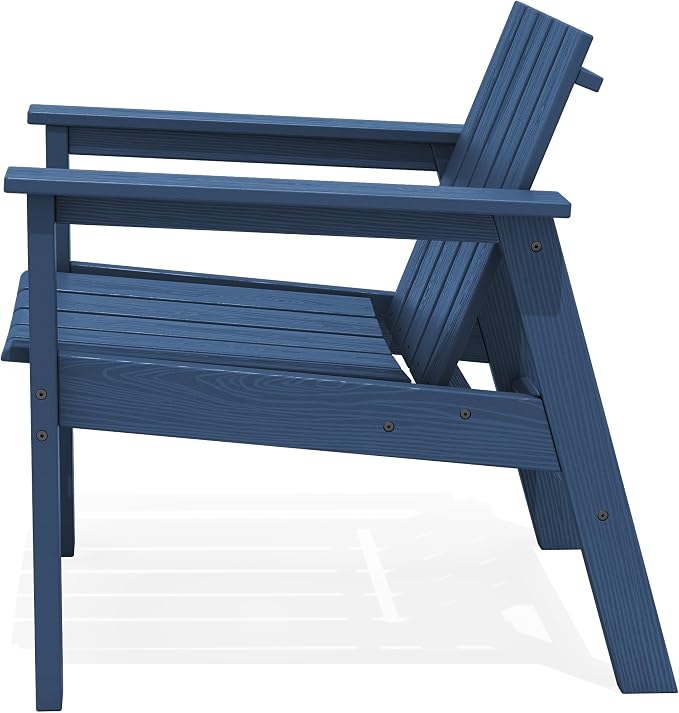 SERWALL Adirondack Chair Set, Includes Adirondack Chairs Set of 2 and 1 Piece - Image 3