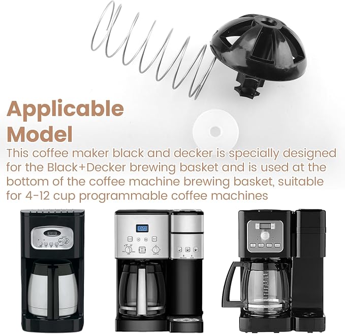 Coffee Replacement Brew Basket Spring Loaded Stopper Kits - Image 7