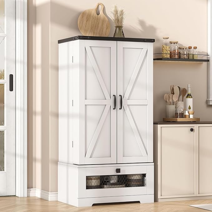 kepptory Farmhouse Pantry Cabinet - Image 3