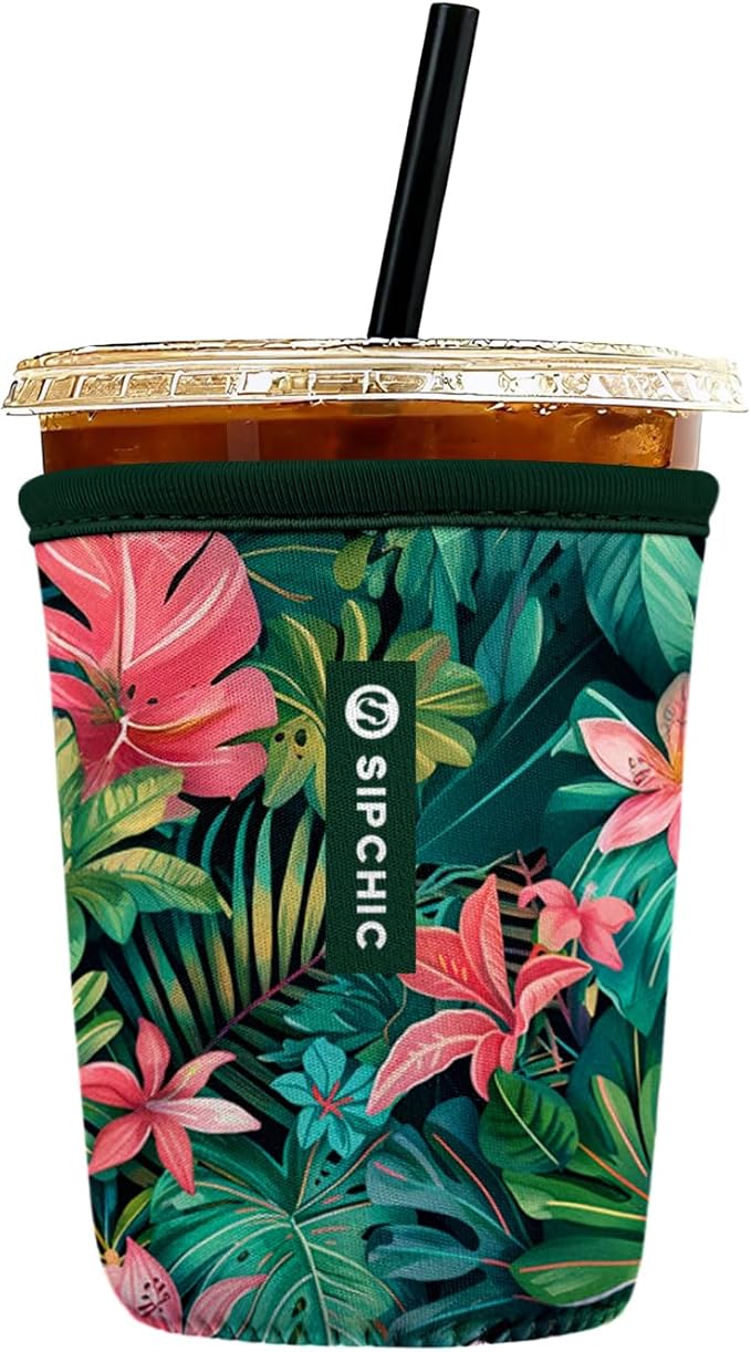 Iced Coffee Sleeve – Neoprene Reusable Cup Sleeves by Unknown