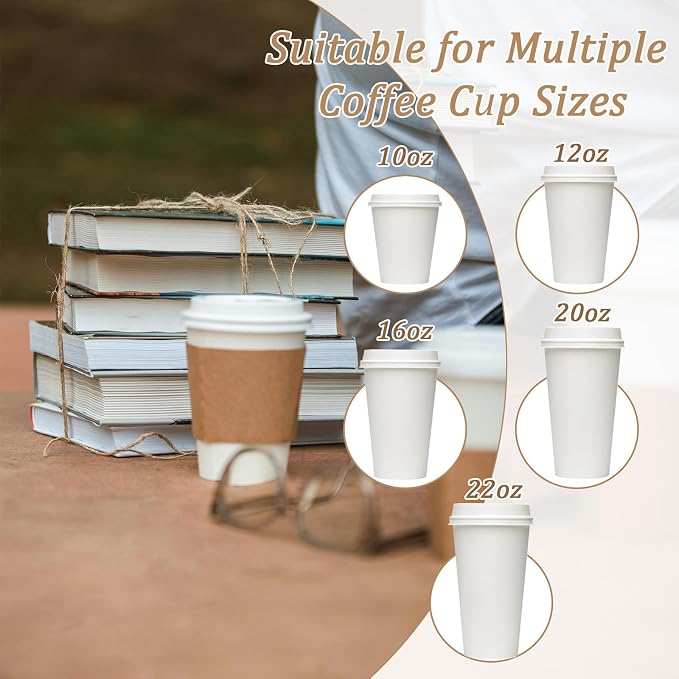 Coffee Sleeves Disposable 500 Pack Fit - Image 5