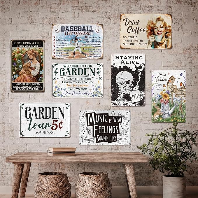 Music Decor Vinyl Records Only The Best Music Metal Signs - Image 6