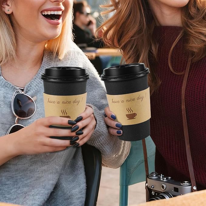 Clawsoff 100 Pack 12 oz Coffee Cups - Image 6