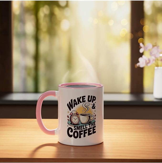 Smell that coffee Ceramic Mug - Image 3