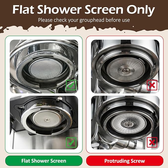 4-Piece 58.5mm Espresso Puck Screen - Image 4