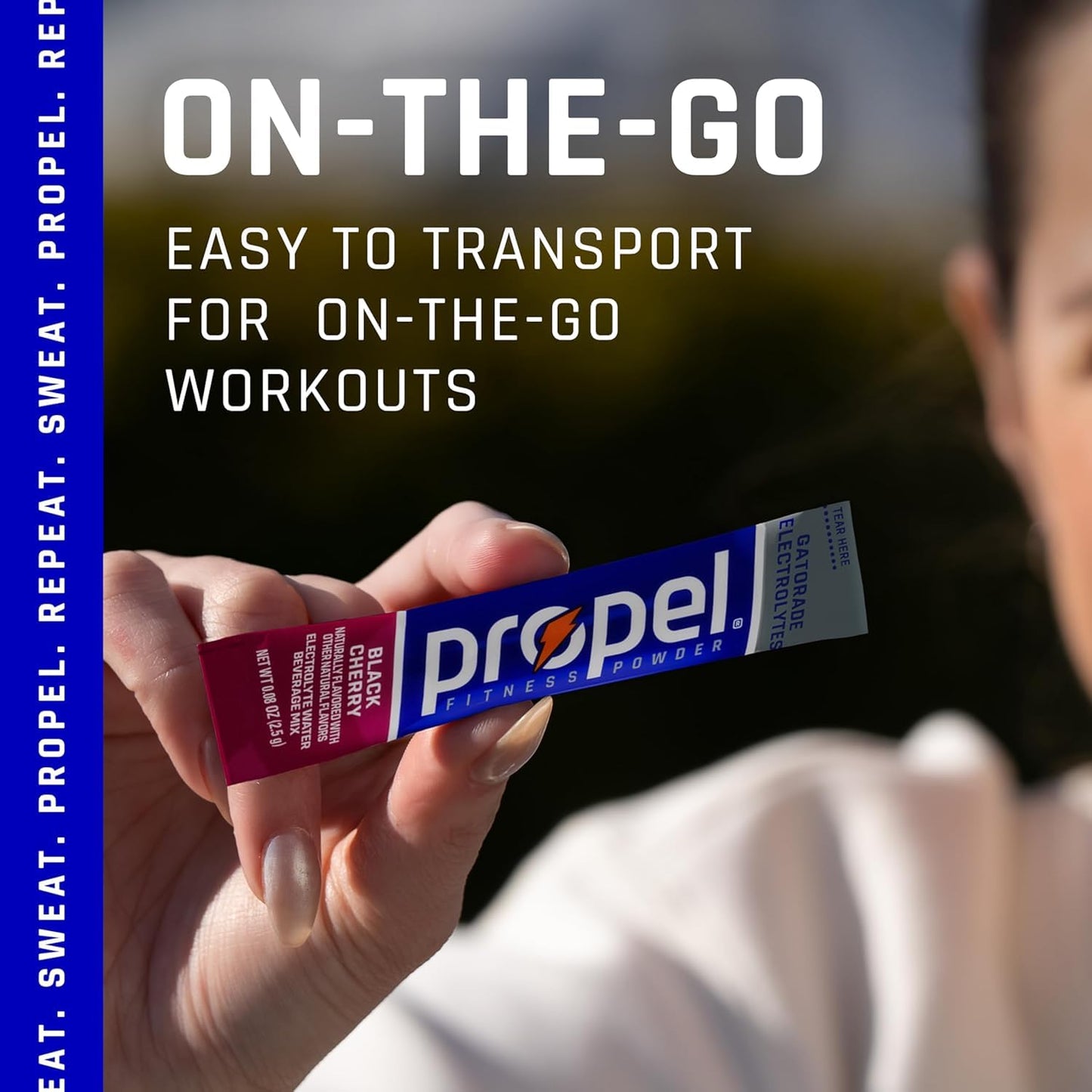 Propel Electrolyte Enhanced Water Drink Mix Powder Packets, Kiwi Strawberry Variety Pack, Zero Calorie & Zero Sugar Hydration with Electrolytes and Vitamins C & E (30 Packets)