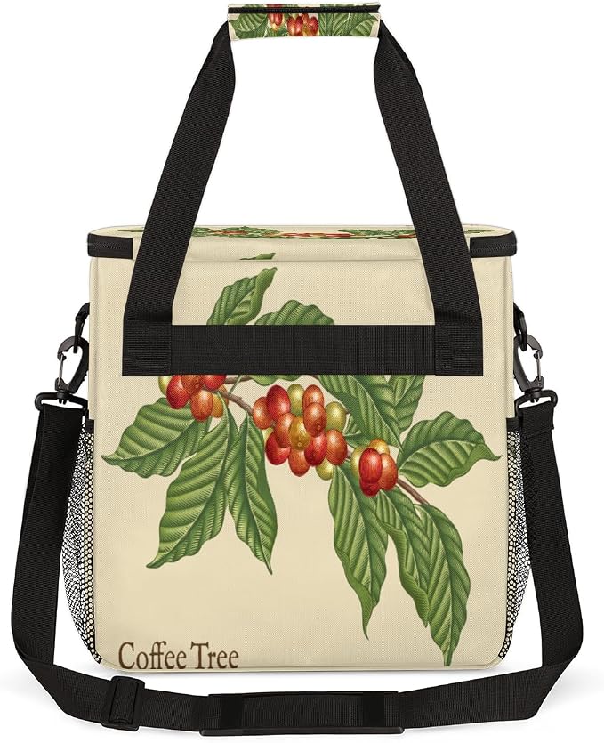 Coffee Tree Coffee Maker Carring Bag Coffee Leaf Bean Travel Carrying Storage - Image 5