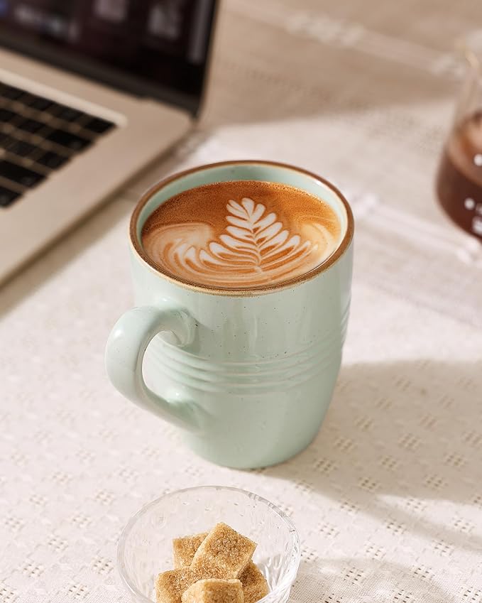 famiware Jupiter Coffee Mugs Set of 4, 14 OZ Coffee Mug, Microwave and - Image 3