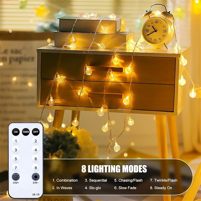 Minetom Globe String Lights - Image 3